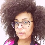 Glaudy T. - Blue Floral - round - plastic-metal