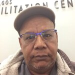 James A A. - Blue - rectangle - metal