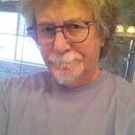Jeffrey P. - Blue Striped - round - acetate