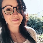 Alyssa P. - Matte Floral - round - plastic