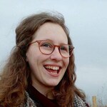 Michelle L. S. - Black Floral - round - plastic