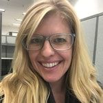 Lindsay R. R. - Clear Blue - rectangle - acetate