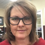 Lisa B. - Matte Navy - rectangle - acetate