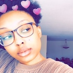 Aaliyah B. - Brown Striped - square - acetate