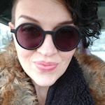 Catherine B. V. - Matte Black - round - plastic-metal