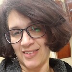 Ana P. P. - Navy - rectangle - plastic