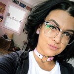 amandacetaylor - Striped - browline - plastic-metal