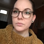 Emmalyn B. - Striped Caramel - round - acetate