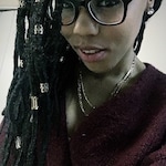 brittney M. - Black Tortoise - rectangle - plastic