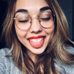 Valerie L M. - Brown Golden - round - metal