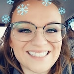 Amanda J. - Black Golden - square - metal