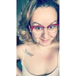 Jordana M. - Red - browline - acetate-metal