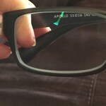 Prudence H. - Matte Gray - rectangle - plastic