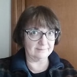 Deborah - Pink Floral - horn - plastic