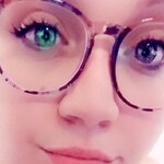 Brittany W. - Pink/Floral - round - plastic