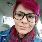 Kassidi G. -  Black  - square - plastic