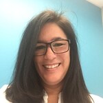 Helene G. - Black/brown - rectangle - acetate