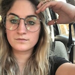 Gabrielle M. - Gunmetal - round - metal