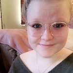 Renae P. - Clear - round - acetate