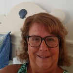 Susan S. - Black Clear - square - plastic