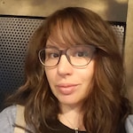 Jeanne H. - Matte Gray - rectangle - plastic