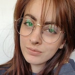 Bethany M. - Brown Golden - round - metal