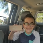 Erika P. -  Black/Yellow - rectangle - acetate