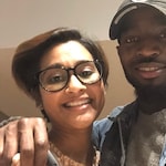 Nicole M. - Black - oval - acetate