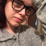 Justine L. - Matte Black - rectangle - acetate