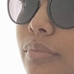 Ashley R. - Black - round - plastic-metal