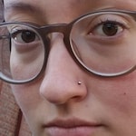 Catharine H. - Taupe - round - acetate