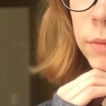 Haley K. - Black - round - plastic