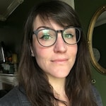 Jillian D. - Matte Gray - round - plastic