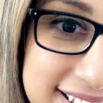 Rita B. - Black - rectangle - acetate