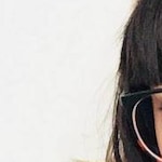 Marilyn P. - Black Tortoise - round - plastic