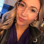 Maria C. K. - Clear - round - acetate