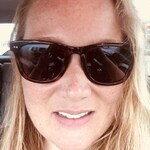Amber M. - Brown Striped - square - acetate