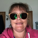 laurie C. M. - Matte Orange - round - plastic