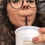 Angelica N. - Black - round - plastic-metal