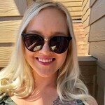 Melissa K. - Black - round - plastic-metal