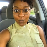 Carita - Black  - round - metal