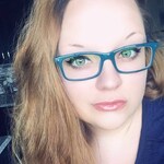 Ashley M. - Teal - rectangle - acetate