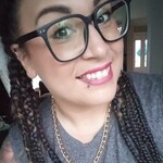 Valérie - Black - square - plastic