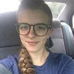 Ashley - Matte Floral - round - plastic