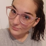 Eileen G. - Matte Pink - round - plastic