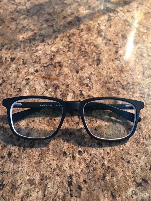 Bristol Rectangle Matte Black Full Rim Eyeglasses Eyebuydirect