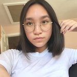 Angelina Ho - Brown Golden - round - metal