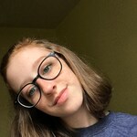 Emily H. - Black Floral - round - plastic