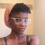 Kimberly D. - Frosted Clear - square - plastic