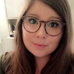 Nicole L. - Matte Floral - round - plastic